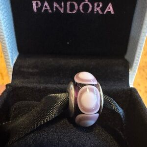 Pandora Pink and Purple Charm Bead